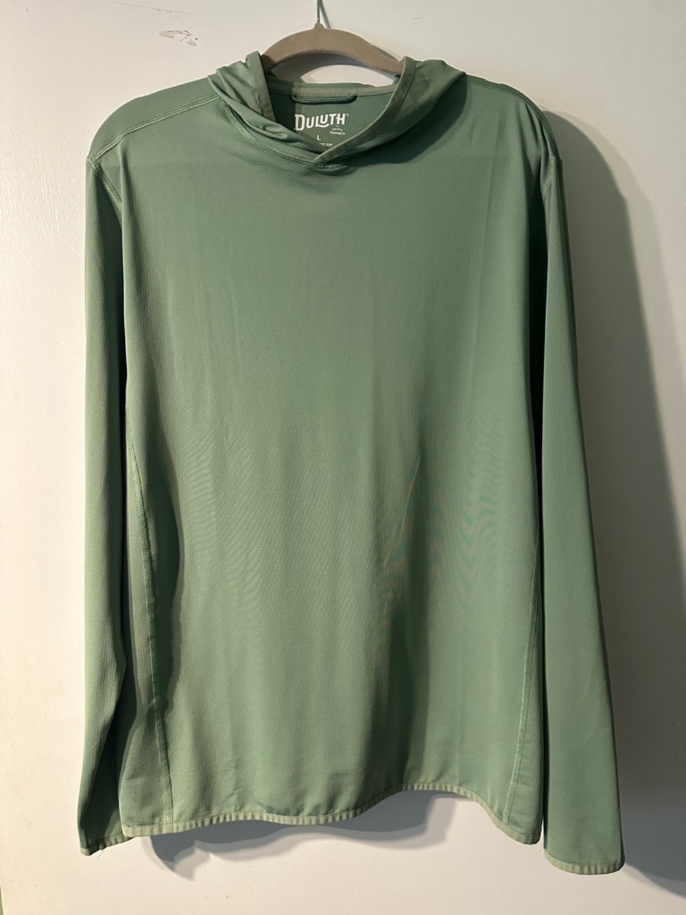 Duluth Trading Co Green Sun Shirt Hoodie